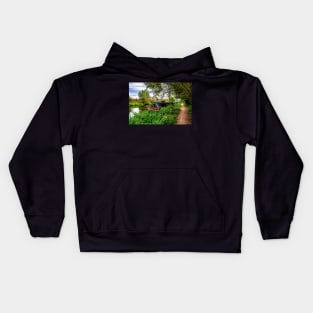 A September Walk By The Kennet Kids Hoodie